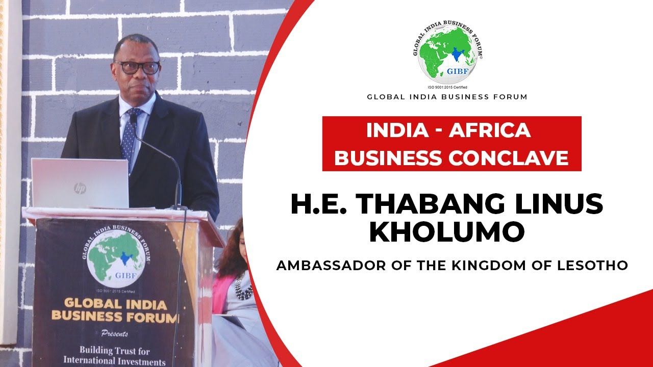 Youtube Thumbnail - Lesotho:Unlocking Business Opportunities in the Kingdom in the Sky - India-Africa Business Conclave!